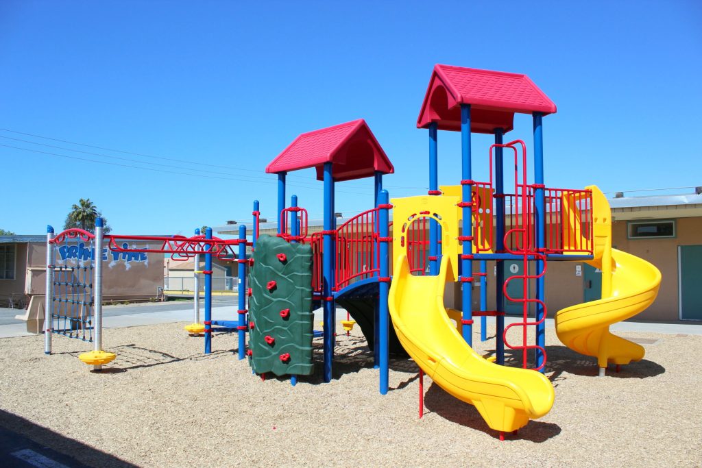 Commercial playground at school