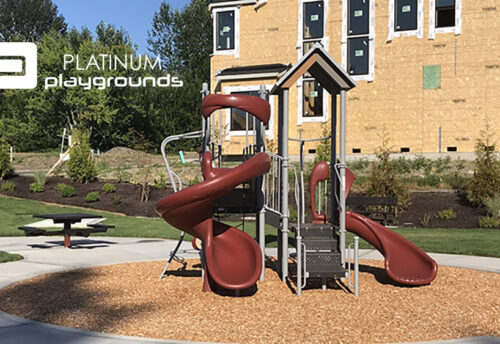 Playgrounds enhance residential community value.